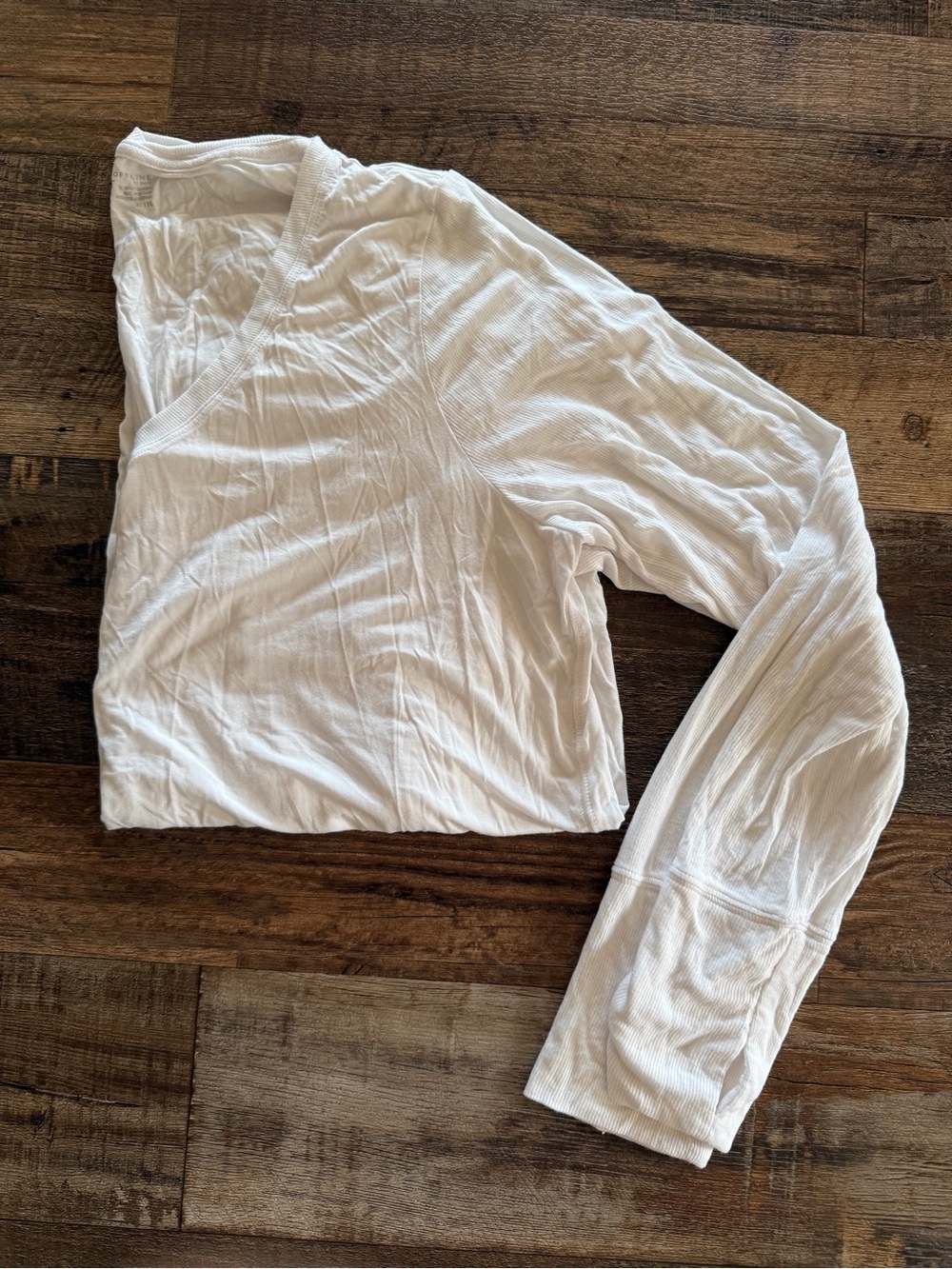 Aerie Offline White V-Neck Tunic Top